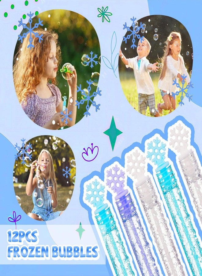 Vanblue 122PCS Frozen Party Favors Winter Snowflake Theme Birthday Decorations Princess Goodie Bag Stuffers Birthday Supplies Set for Girls, Pinata Filler Classroom Prize Gift Rewards - Image 4